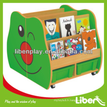 Cabinet de jouets pour enfants en bois Bibliothèque pour le stockage des enfants LE.SJ.053 Assurance de la qualité